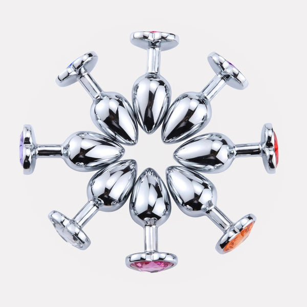 Plug Anal Rubis - Cœur