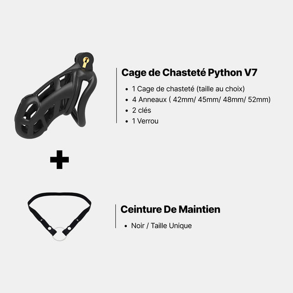 Pack Cage de Chasteté Débutant – Découverte