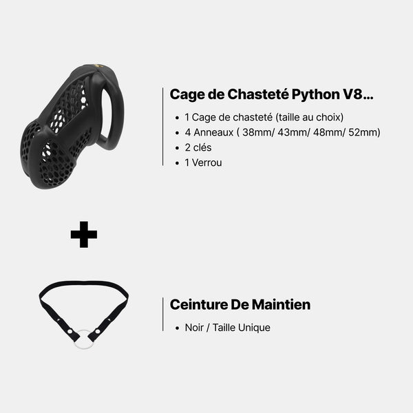 Pack Cage de Chasteté Débutant – Discipline