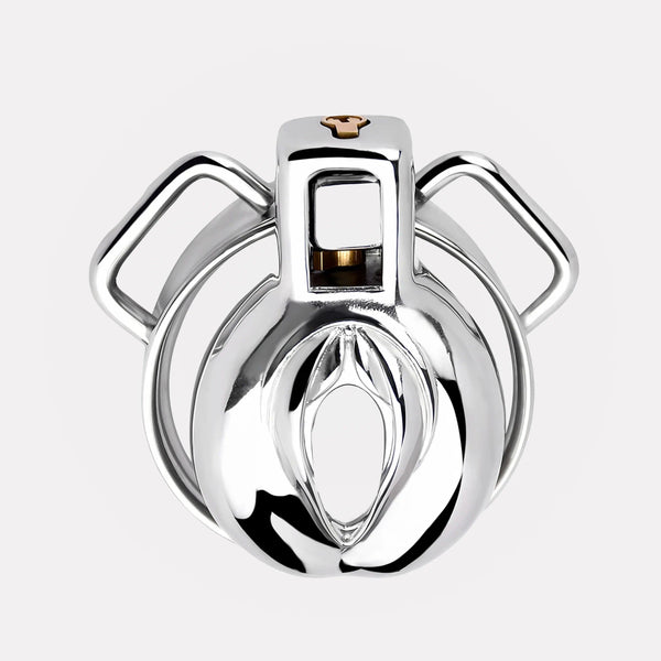 Cage de Chasteté Sissy Pussy - Métal - Chastifyme